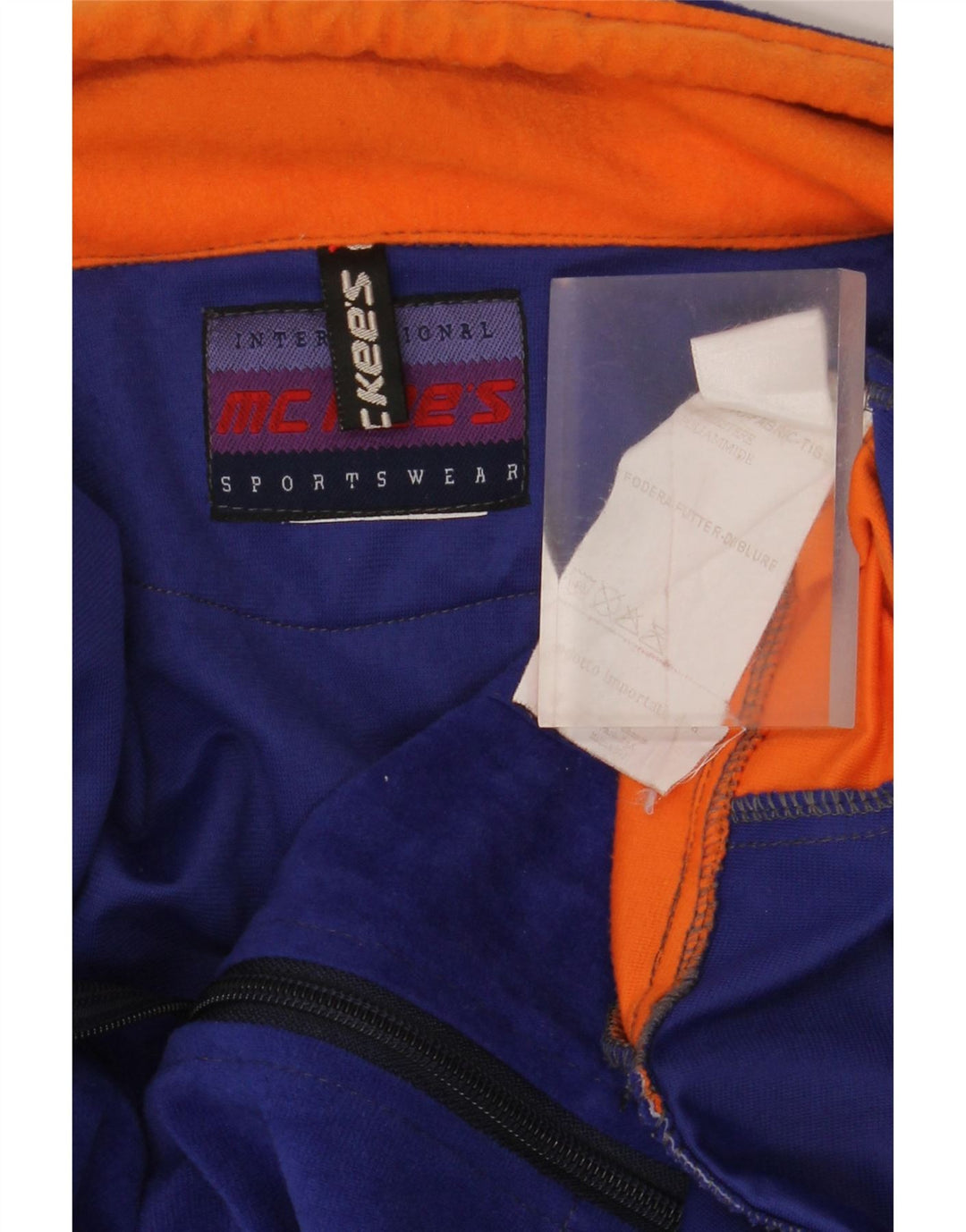 MC Kee's Chaqueta polar para hombre UK 42 XL Azul marino Colorblock Poliéster