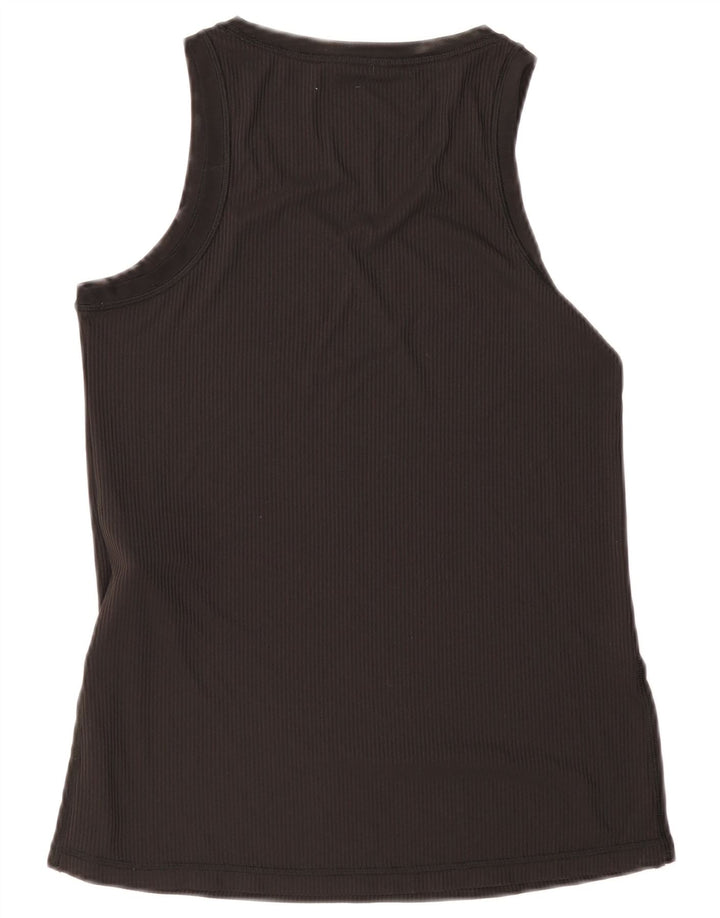 Nike - Camiseta sin mangas para mujer, talla 8, talla pequeña, poliéster negro