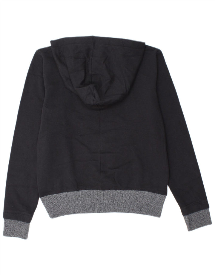 UNDER ARMOUR Jersey con capucha y gráfico extragrande para mujer UK 6 XS Algodón negro