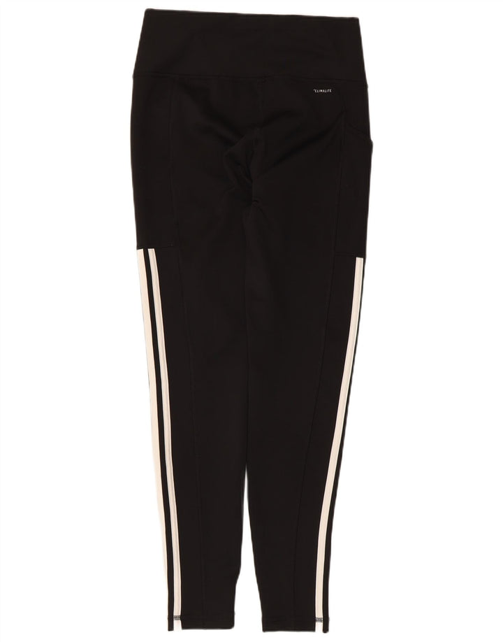 Adidas Leggings Climalite para mujer Reino Unido 12/14 Mediano Negro Poliéster