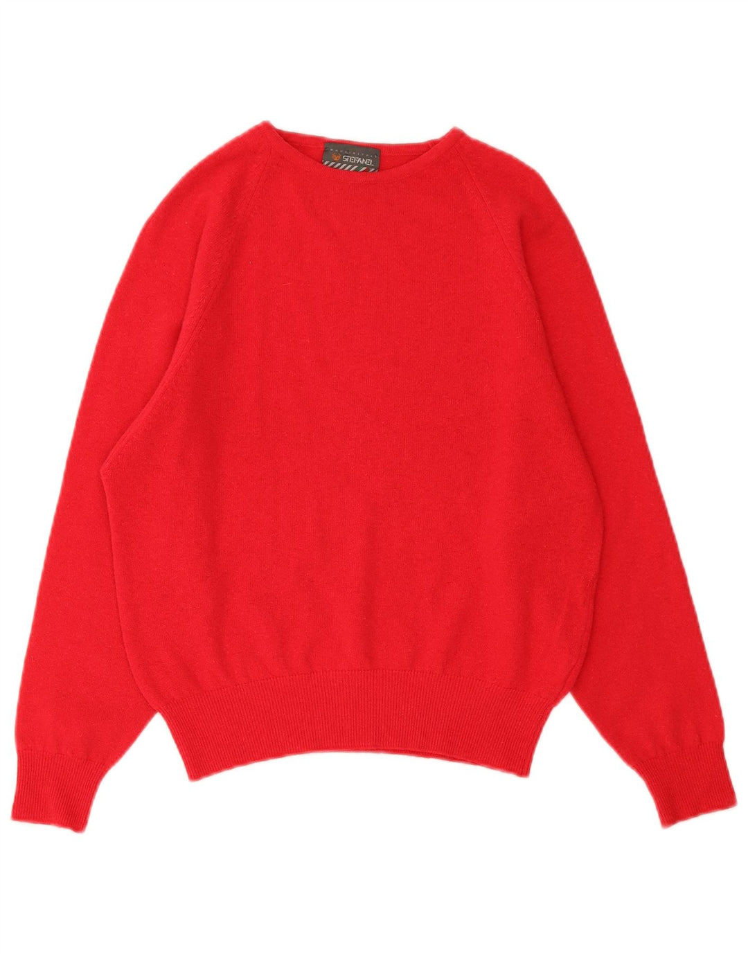 Stefanel Suéter de cuello redondo para mujer IT 46 Large Pink