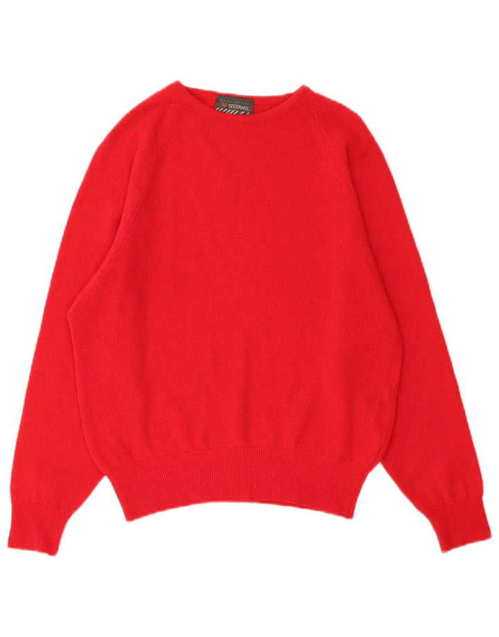 Stefanel Suéter de cuello redondo para mujer IT 46 Large Pink