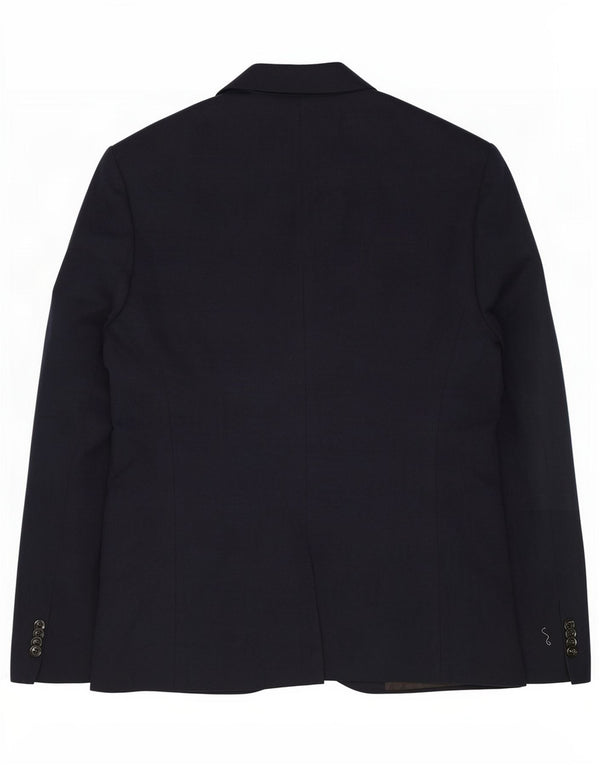 Zara Chaqueta Blazer De 2 Botones para Hombre UK 42 XL Algodón Azul Marino