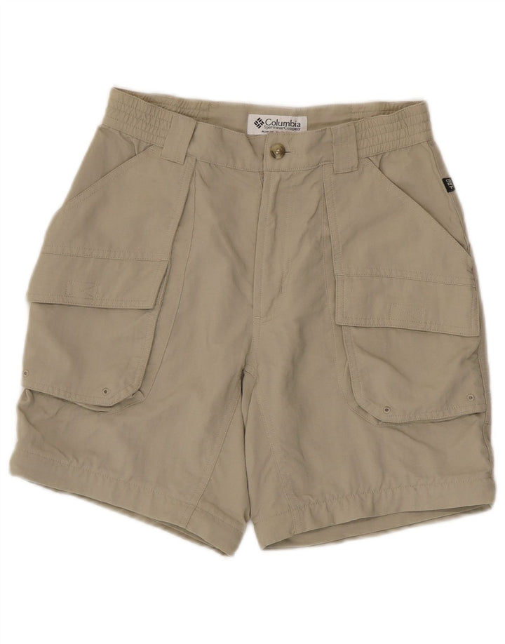 Columbia Shorts Cargo Mujer W28 Nylon Beige Medio