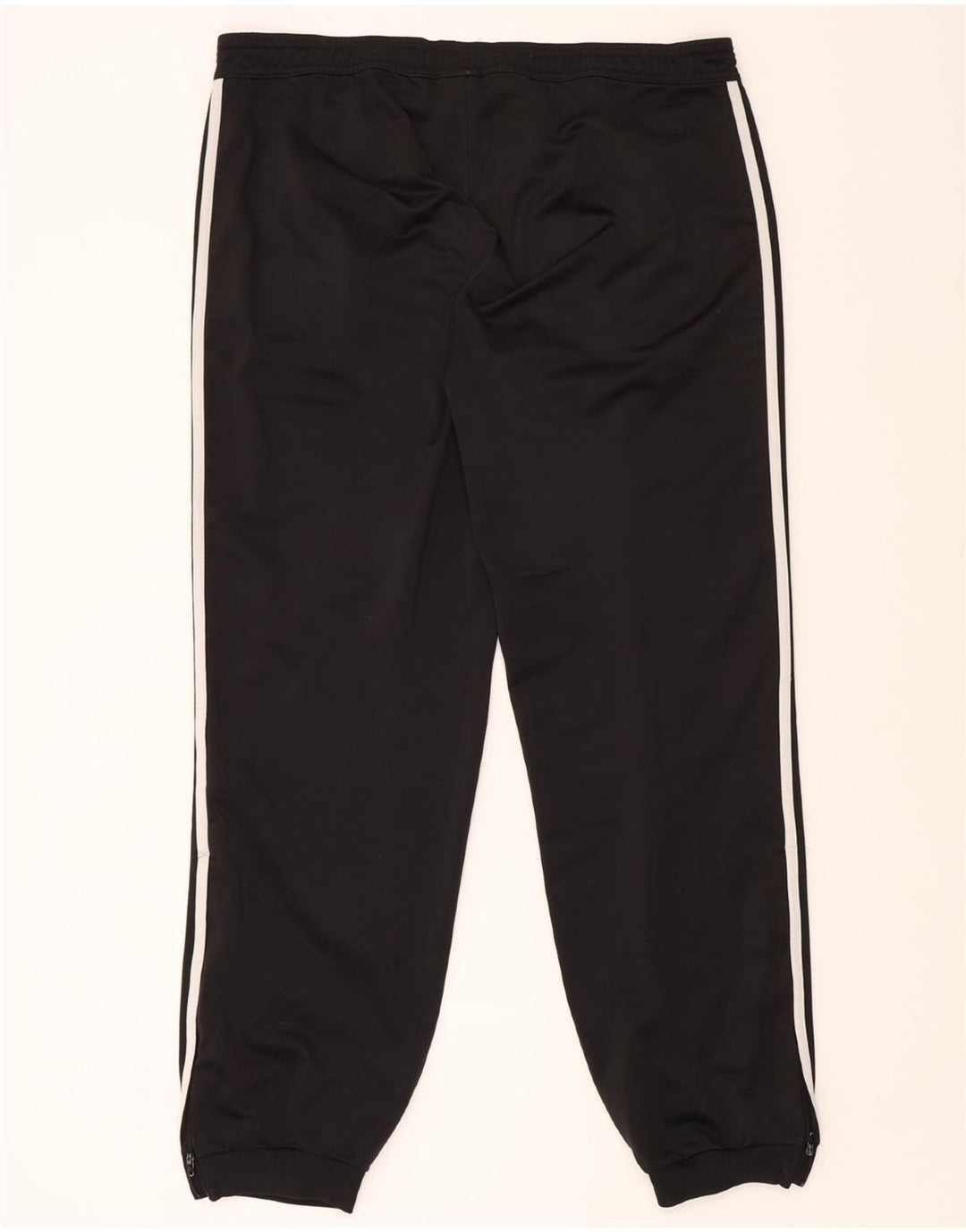 ADIDAS Mens Tracksuit Trousers Joggers Large Black Polyester Vintage Adidas and Second-Hand Adidas from Messina Hembry 