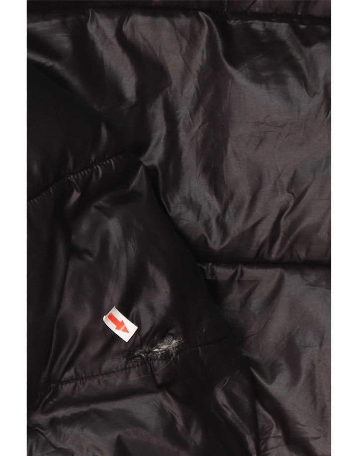 Michael Kors Chaqueta acolchada con capucha para hombre UK 38 Mediana Negro Poliéster
