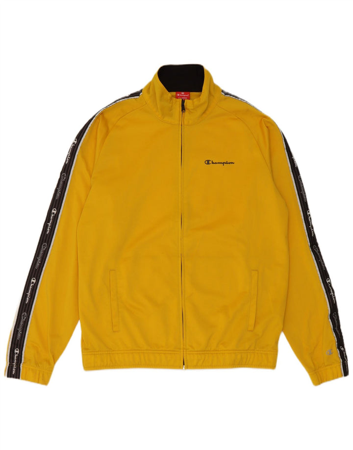 Champion Chaqueta De Chándal Con Gráfico Para Hombre XL Poliéster Color Block Amarillo