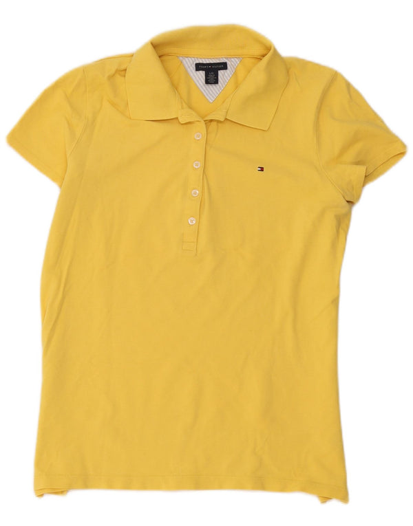 Tommy Hilfiger Polo para mujer UK 44 Grande Algodón amarillo