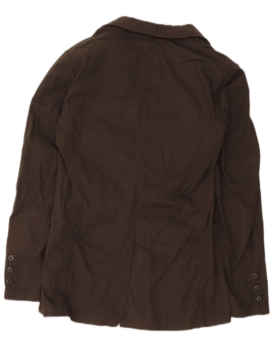 Sisley Chaqueta tipo blazer de 2 botones para hombre IT 48 Algodón marrón medio
