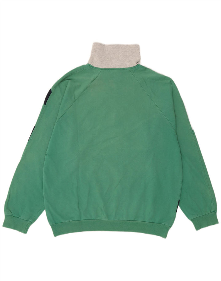 Campagnolo Sudadera Con Cremallera En El Cuello Jumper Medium Green Colourblock