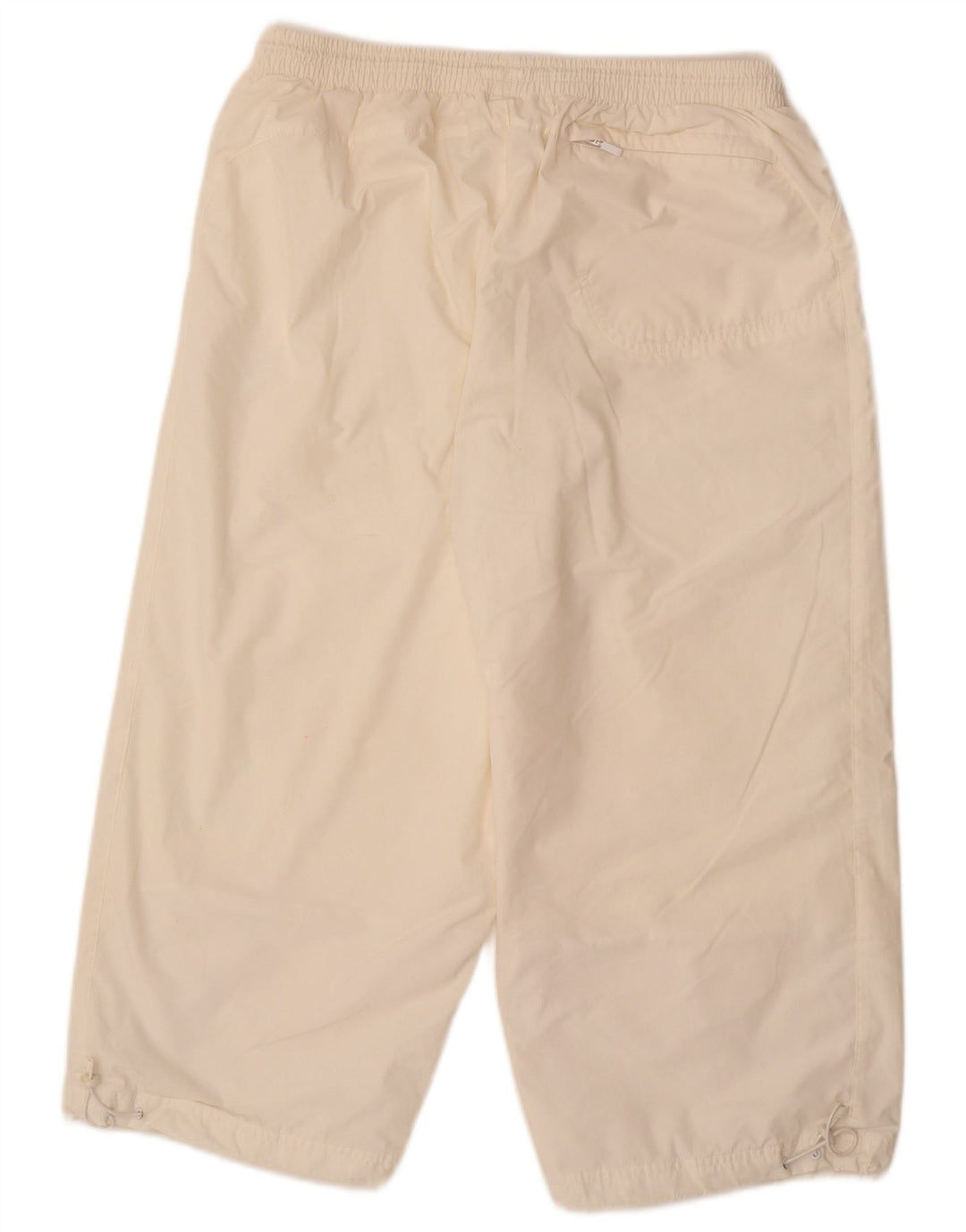ADIDAS Bermudas deportivas para hombre, pantalones cortos deportivos grandes de poliéster blanco roto