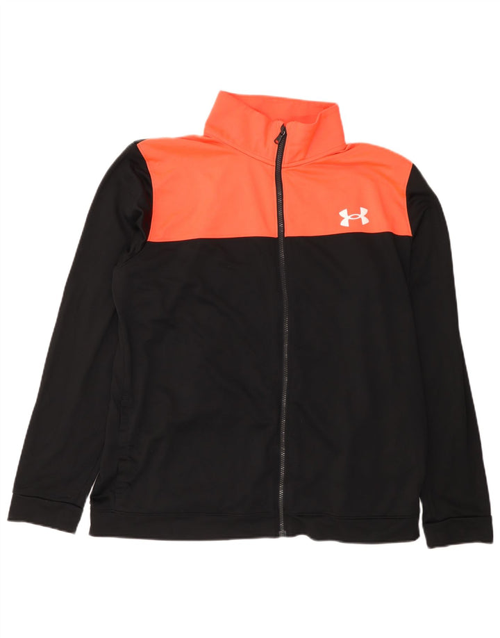 Under Armour Chaqueta de chándal para hombre XL Poliéster color block negro