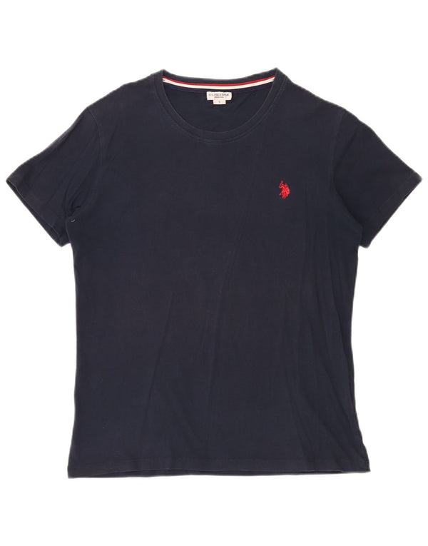 Asociación de Polo de EE. UU. Camiseta para hombre Top Small Azul marino