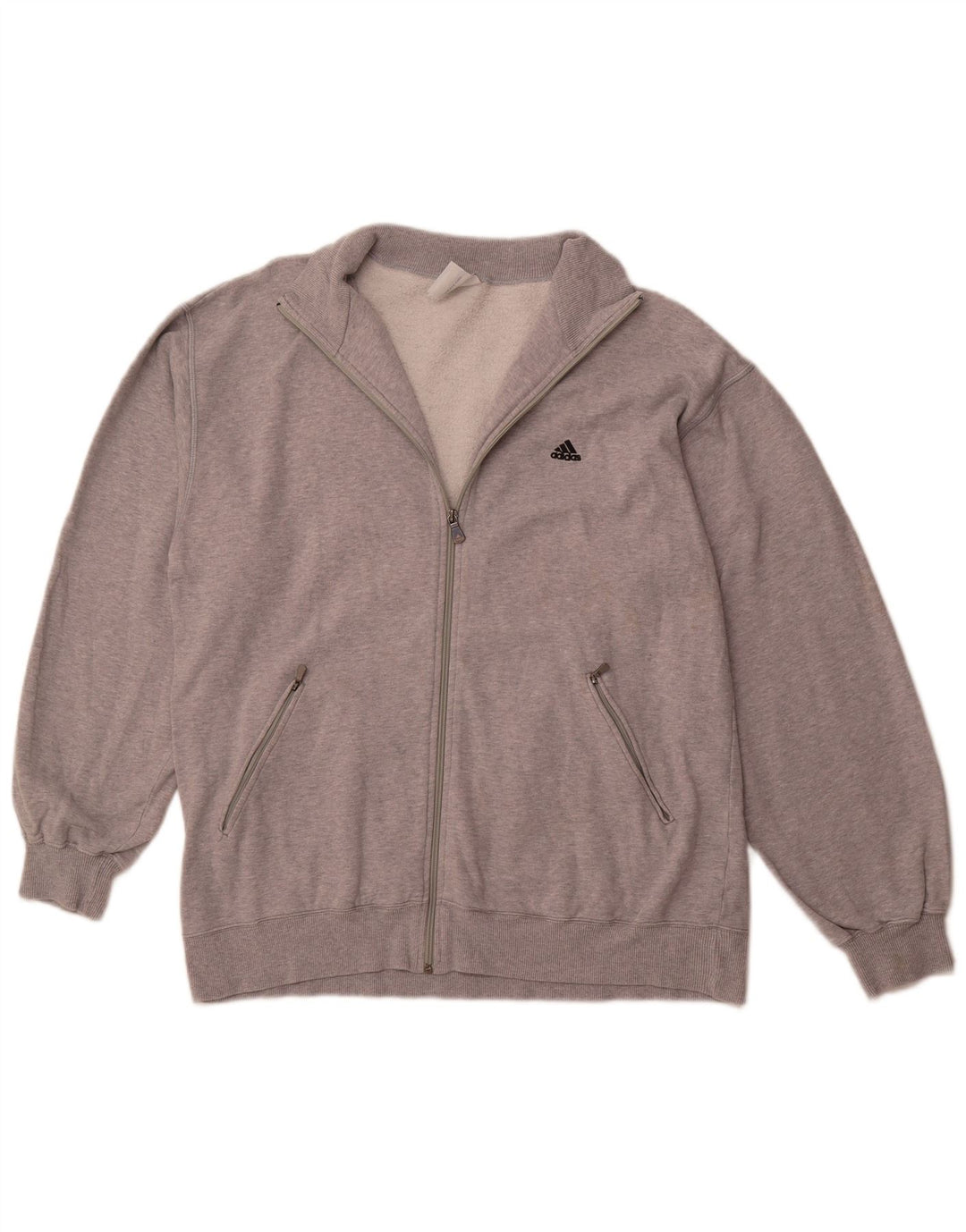 ADIDAS Chaqueta de chándal para hombre UK 40/42 Algodón gris medio