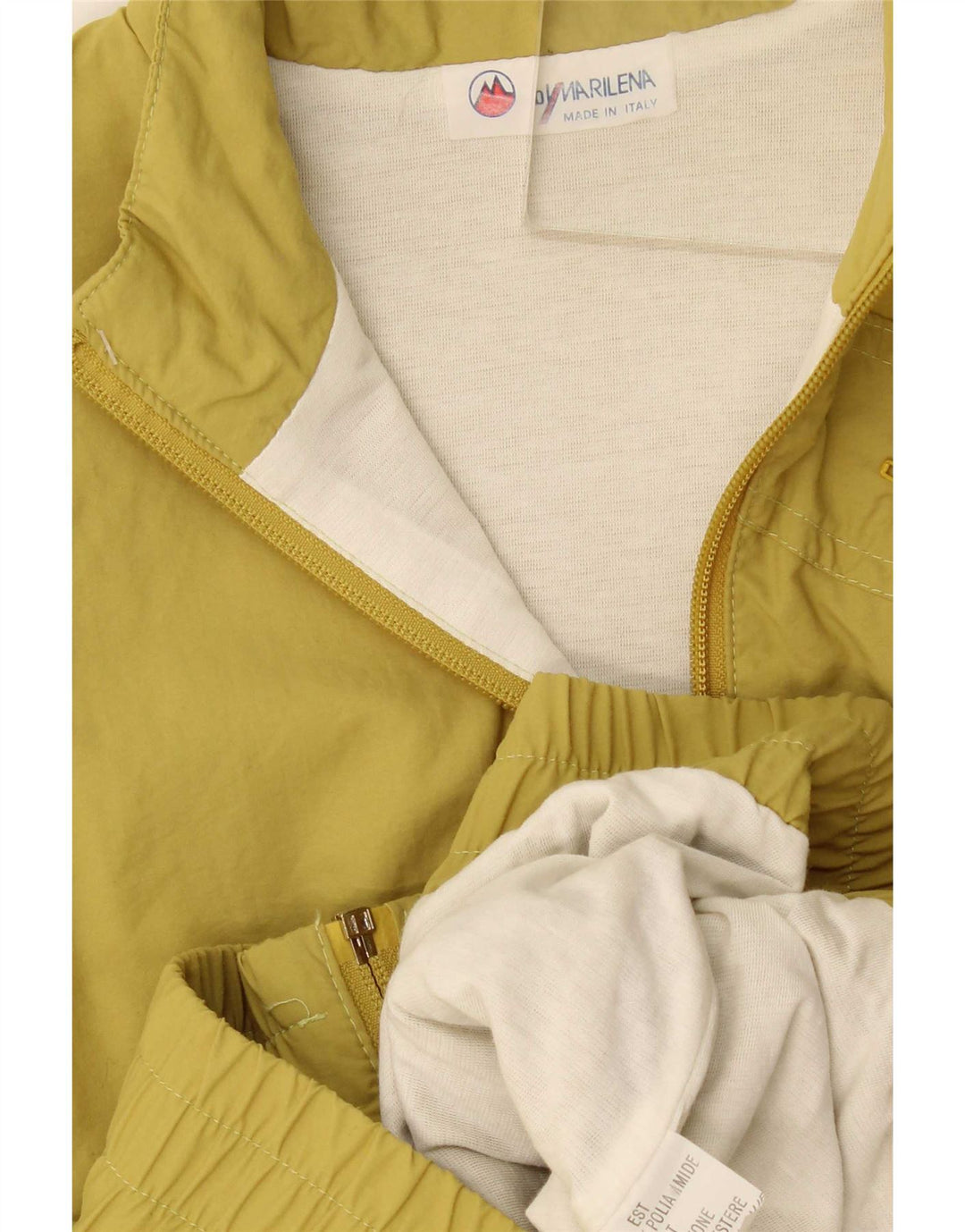 MARILENA Hombre Chándal Top Chaqueta Poliamida Amarillo Medio