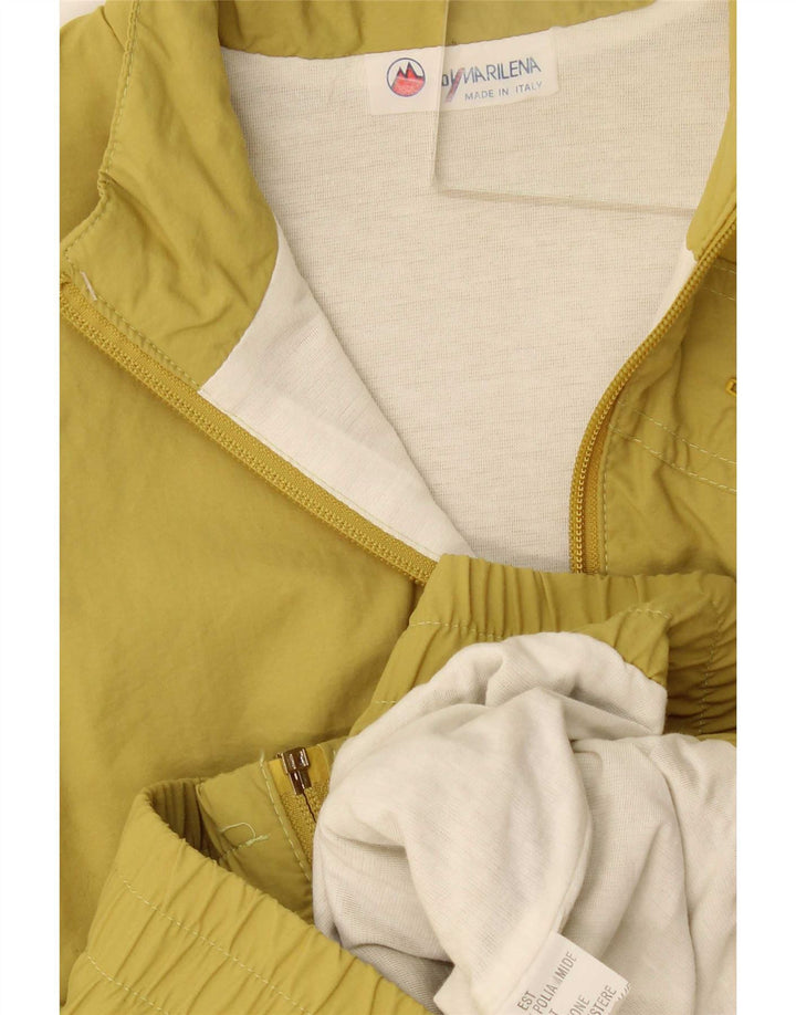 MARILENA Hombre Chándal Top Chaqueta Poliamida Amarillo Medio