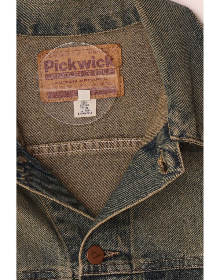 Pickwick Chaqueta vaquera para mujer UK 44 Azul medio Algodón clásico