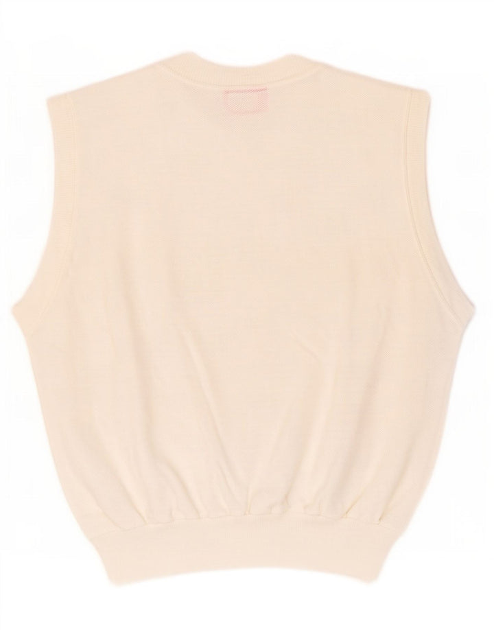 Fruit Of The Loom - Camiseta sin mangas para hombre, algodón blanco mediano