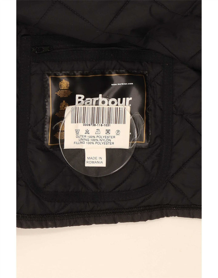Barbour Chaqueta acolchada para hombre UK 42 XL Poliéster negro