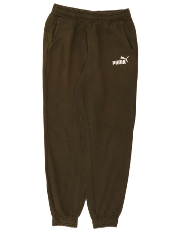 Puma Pantalones de chándal para niño Joggers 13-14 años Caqui Algodón