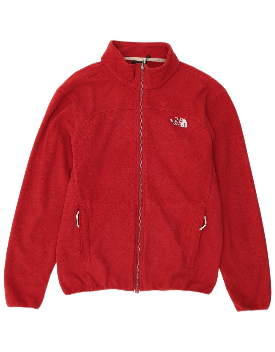 The North Face Chaqueta polar con forro para hombre UK 38 Poliéster rojo mediano