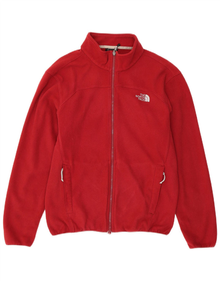 The North Face Chaqueta polar con forro para hombre UK 38 Poliéster rojo mediano