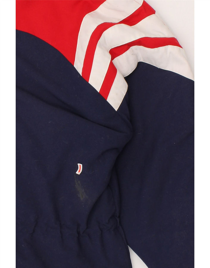 Chaqueta cortavientos ADIDAS para hombre UK 38/40 Medium Azul marino Colorblock
