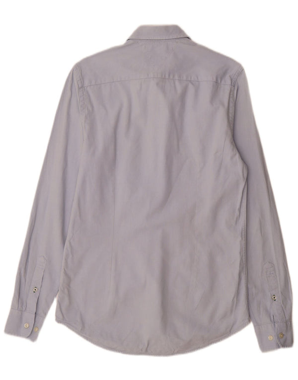 Camisa Tommy Hilfiger Hombre Slim Fit Algodón Azul Pequeño