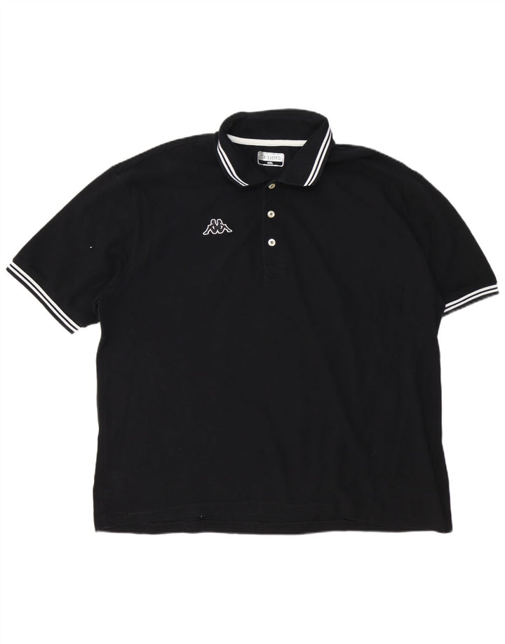Kappa Polo Hombre 4XL Negro