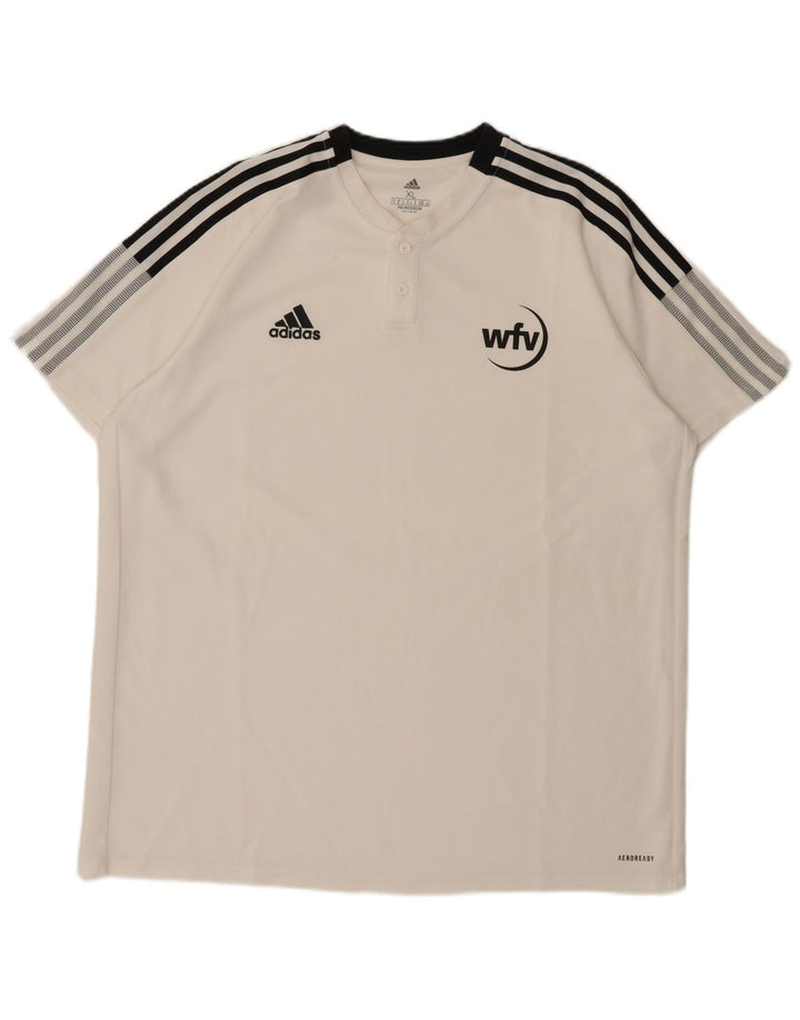 Adidas Hombre Aeroready Camiseta Top XL Blanco