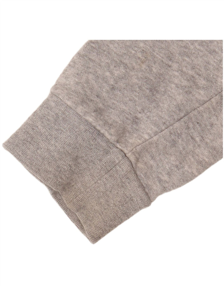 ADIDAS Jersey con capucha gráfica para niños 13-14 años Algodón moteado gris