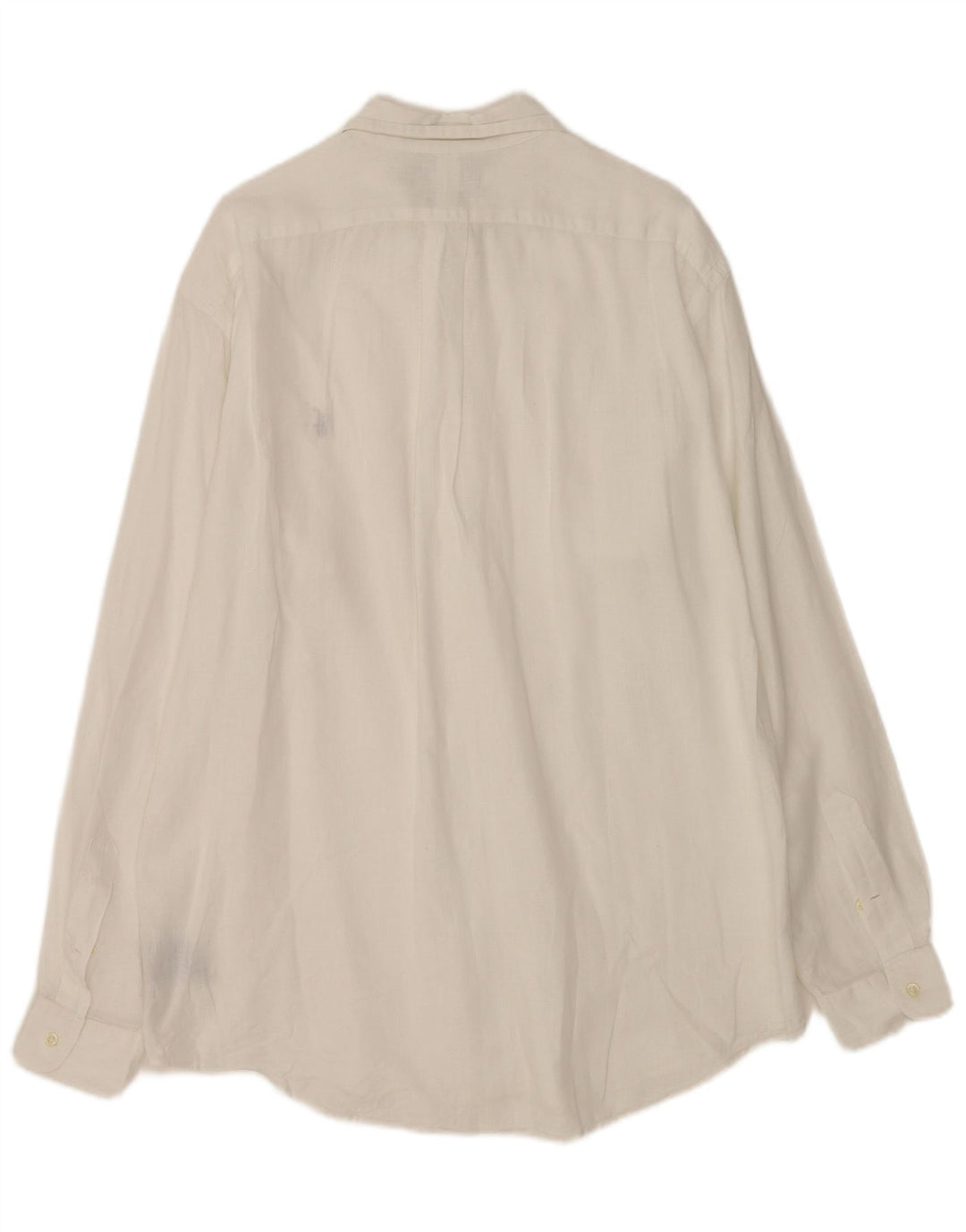 Polo Ralph Lauren Camisa Ellington para hombre grande de lino blanco