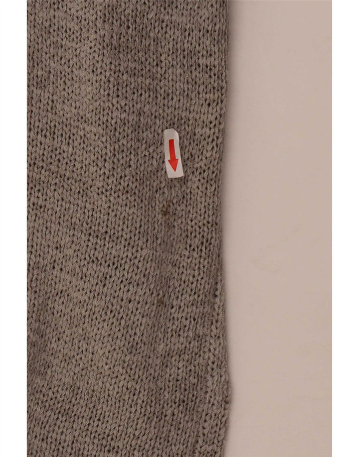 Marks & Spencer Suéter Cárdigan Abierto Clásico para Mujer UK 46 Grande Gris