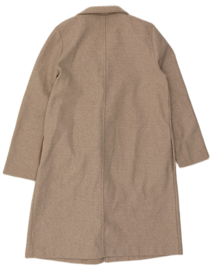 Zara Mujer Abrigo Abierto ES 40 XL Beige