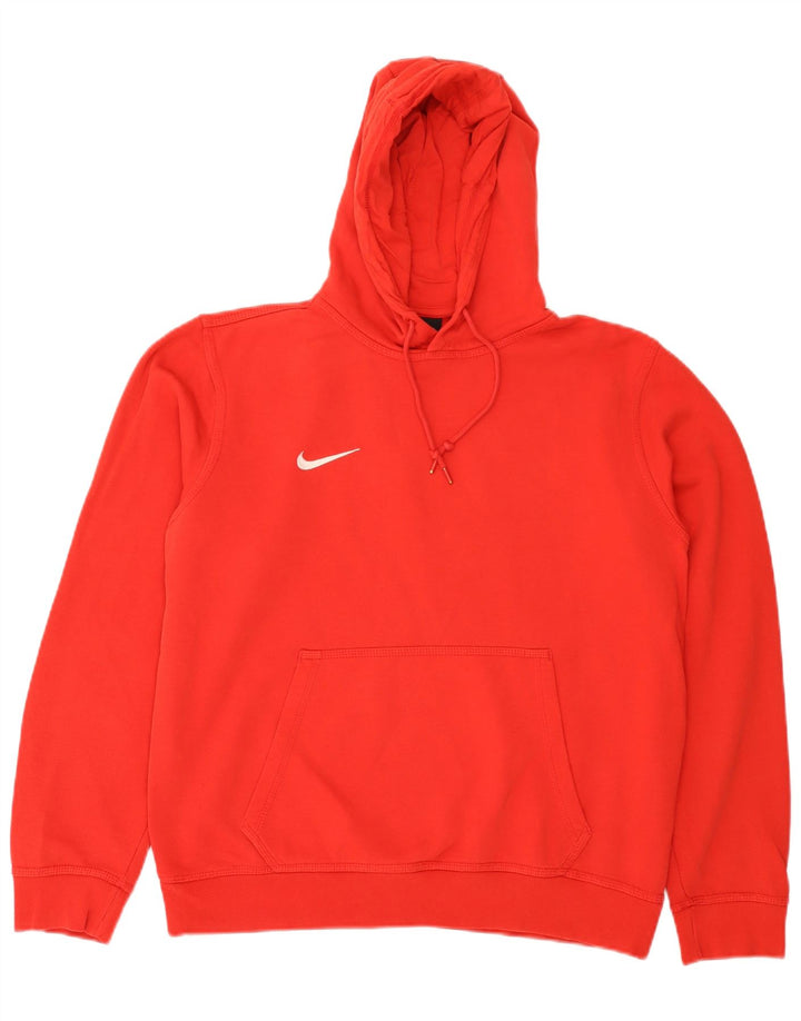 Nike - Sudadera con capucha para hombre, color rojo medio, algodón