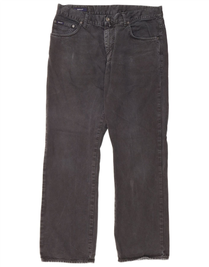 Vaqueros rectos Gant para hombre W34 L30 Algodón negro