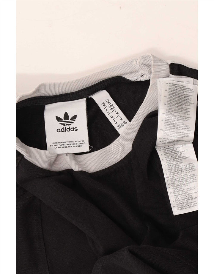 Camiseta Adidas Hombre Top Medium Negro Algodón