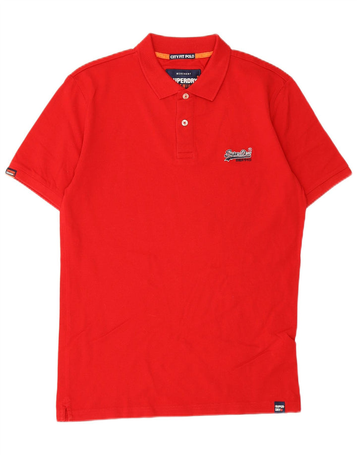 Polo Superdry Para Hombre De Algodón Rojo Medio