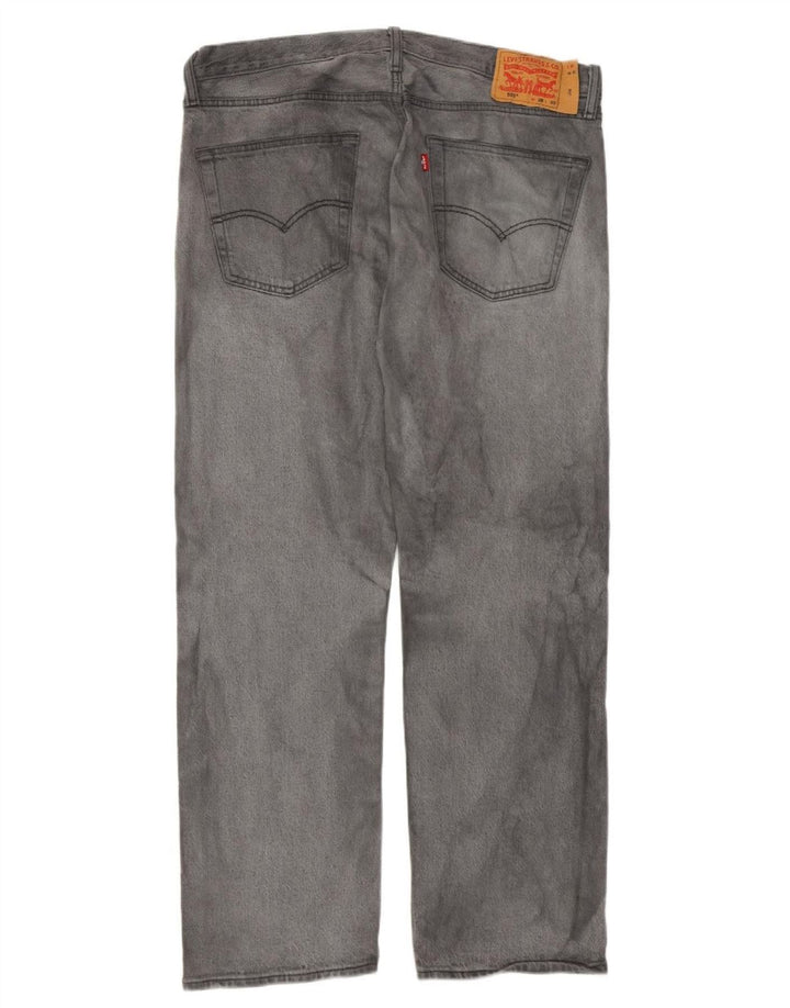 Levi's Jeans rectos 501 para hombre W36 L30 Algodón gris