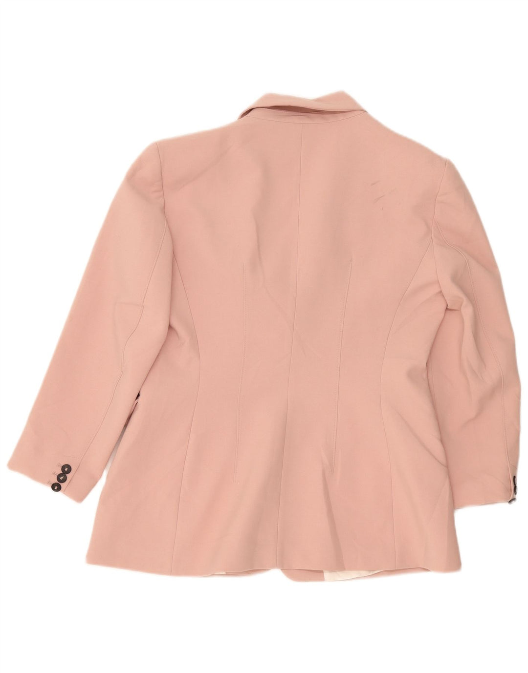 Zara Mujer Chaqueta Blazer De 2 Botones UK 40 XL Rosa