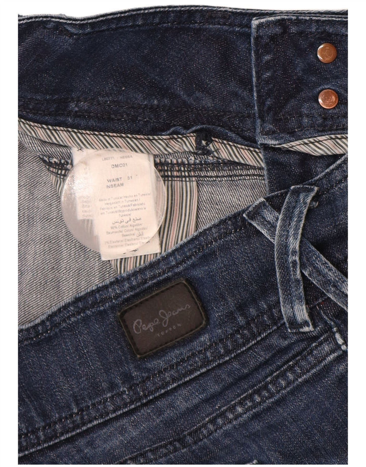 PEPE Jeans Shorts Vaqueros Mujer W31 Medium Azul Marino Algodón