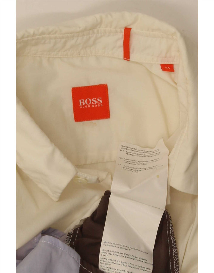 Camisas HUGO BOSS Hombre | Camisa mediana de algodón color block multicolor