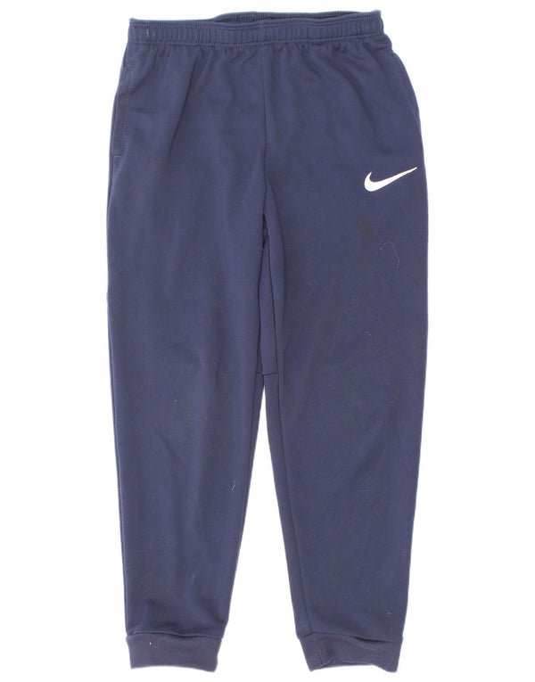Nike Boys Dri Fit Chándal Pantalones Joggers 6-7 años Grande Azul Marino