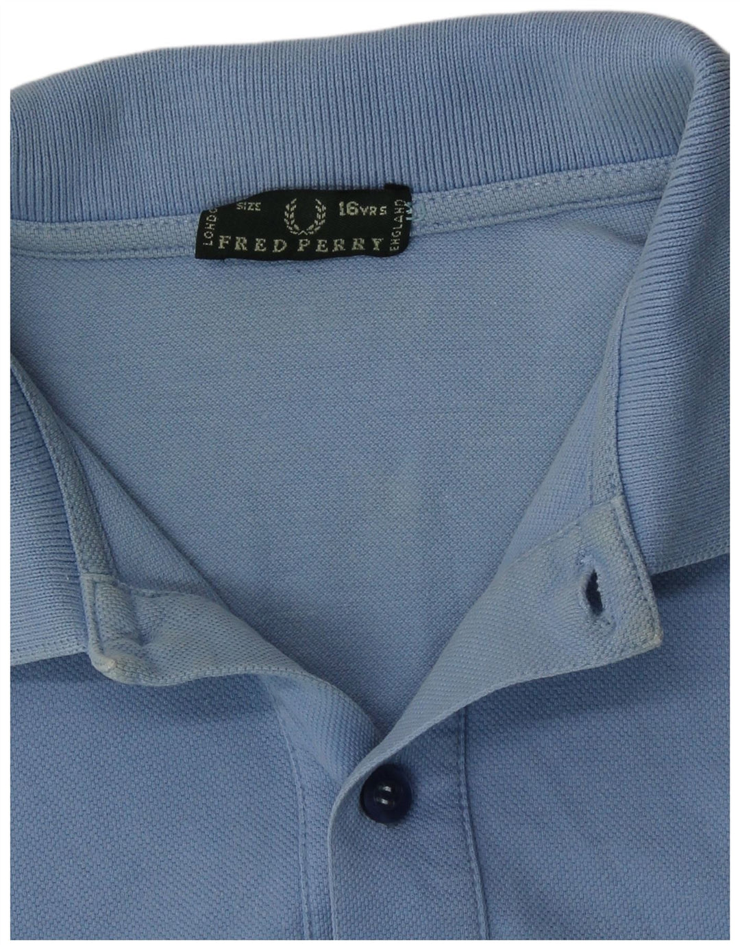 Fred Perry Polo Niño 15-16 Años Azul Algodón