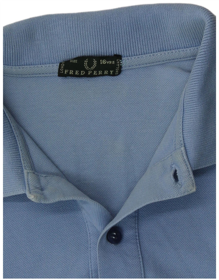 Fred Perry Polo Niño 15-16 Años Azul Algodón