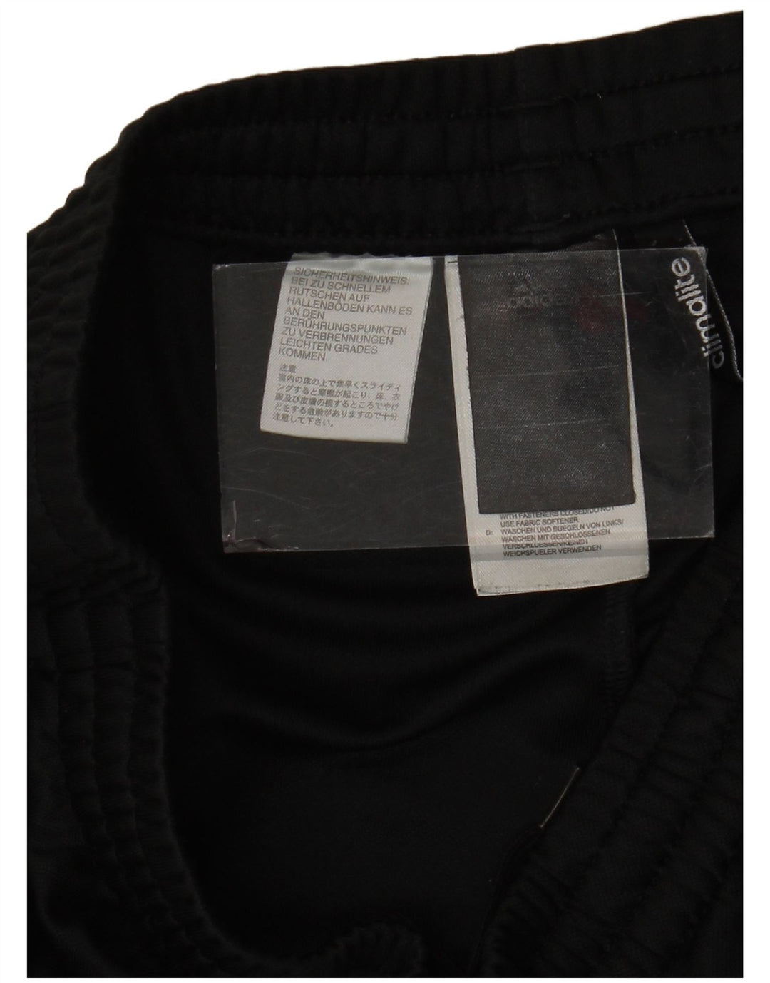 Pantalones de chándal Adidas para hombre Climalite Talla S Negro Poliéster