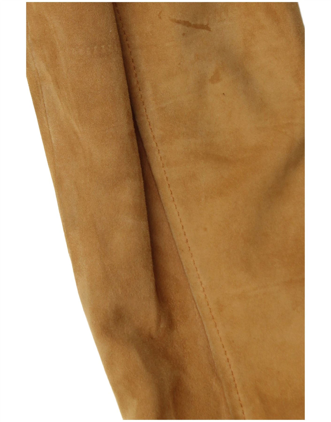 Chaqueta bomber de ante vintage para hombre IT 52 XL Beige