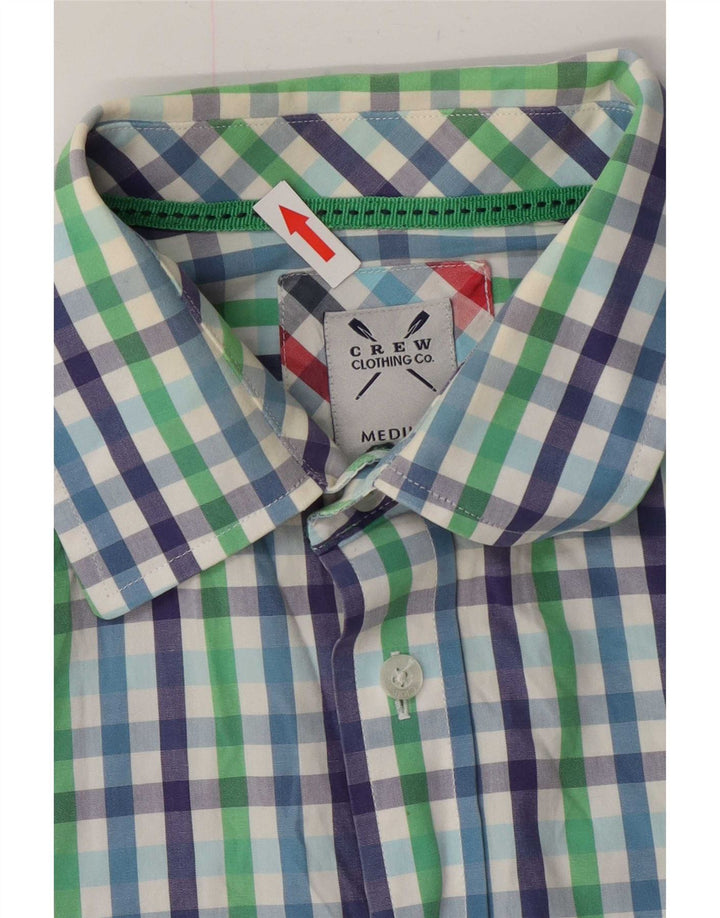 Crew Clothing Camisa de corte clásico para hombre Algodón a cuadros multicolor mediano