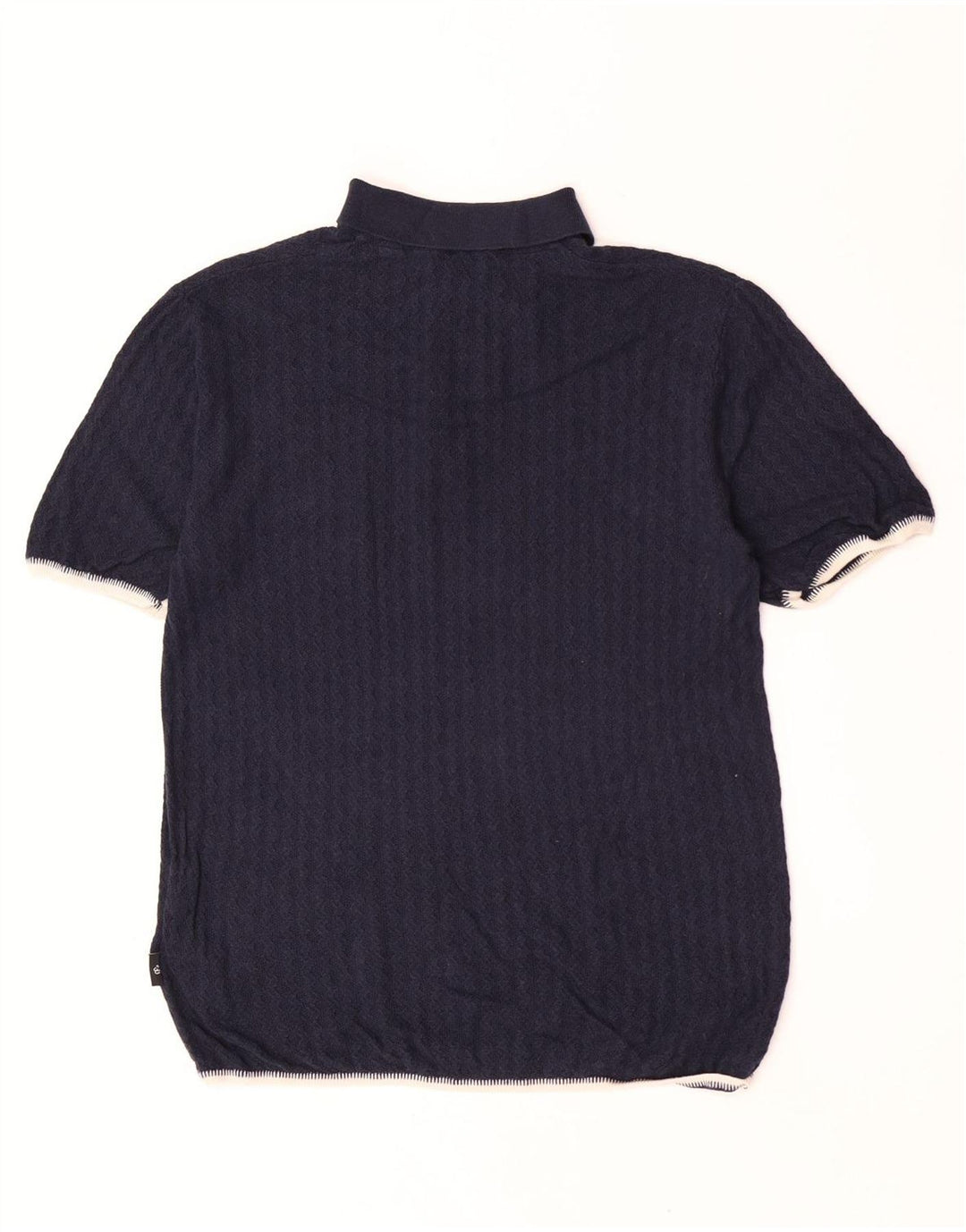 Ted Baker - Jersey para hombre con cuello polo, talla 3, mediano, azul marino