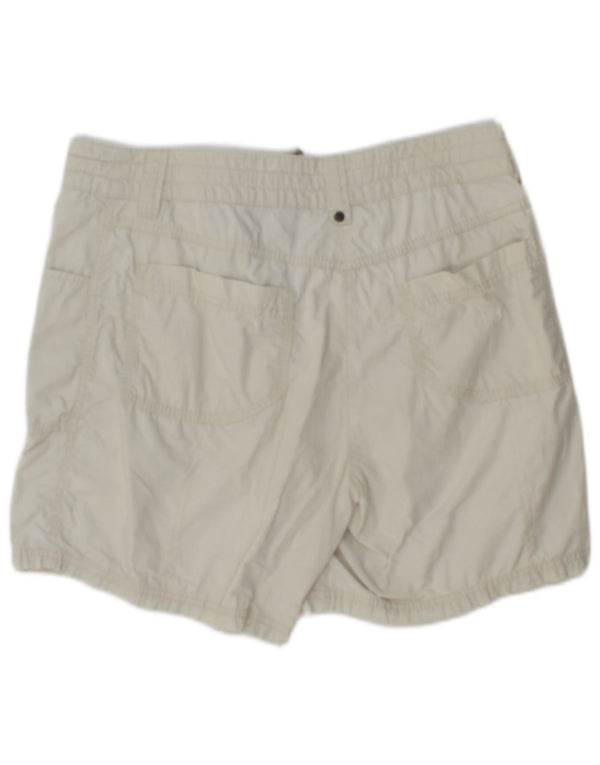 Marks & Spencer Pantalones cortos cargo para mujer UK 12 Medium W30 Algodón beige